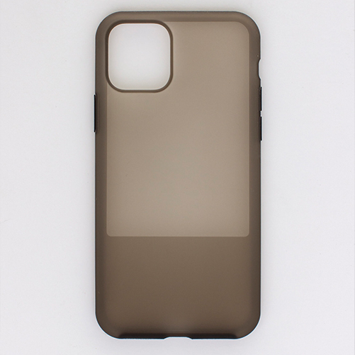Gennemsigtigt Cover til iPhone – Mørkegrå