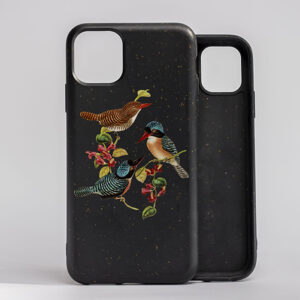 iPhone Bio Cover Sort – Earlybird mønster