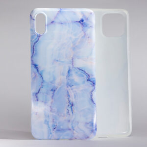iPhone Marmor Cover – Elegant Blue Marble