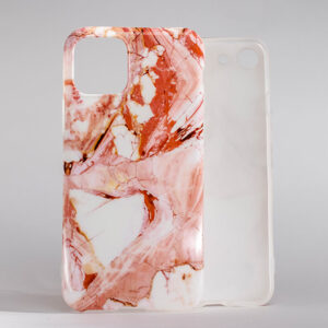 iPhone Marmor Cover – Elegant Red Rose