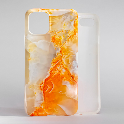 iPhone Marmor Cover – Orange Swift